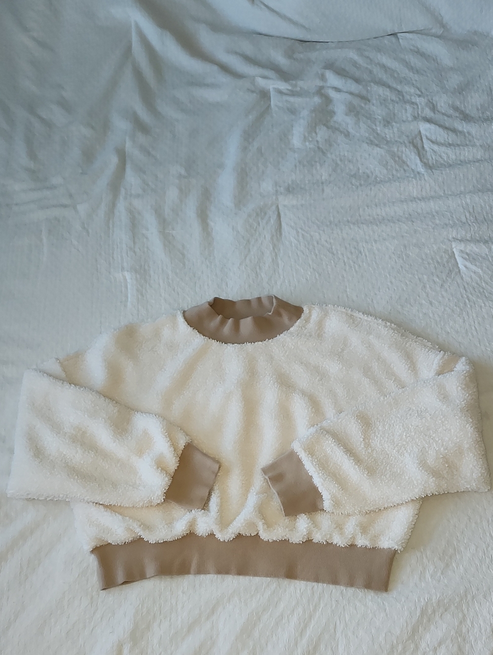 Fabletics Malia Polar Sherpa Fleece Pullover – Size L